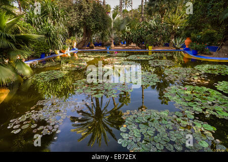 JARDIN MAJORELLE MARRAKESCH MAROKKO CHRISTIAN DIOR Stockfoto