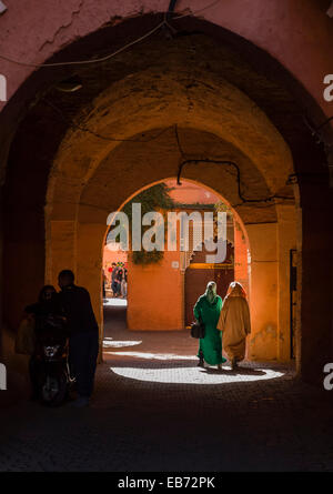 DIE SOUKS MARRAKESCH MAROKKO Stockfoto