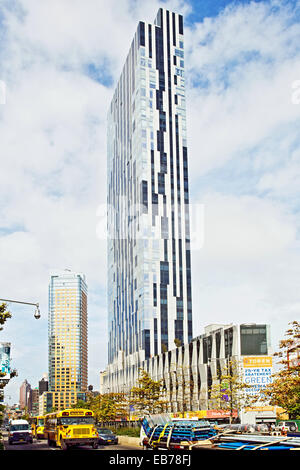 "Toren" Turm (121, 0m / 397ft, 38 Etagen), Brooklyn neueste Wohn-Hochhaus, Downtown Brooklyn, NY, USA, 15. Oktober 2014. Stockfoto