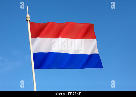 Flagge der Niederlande - Holland Stockfoto