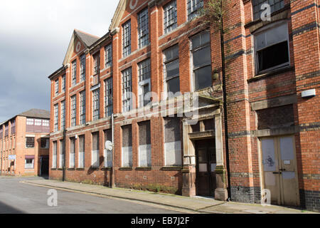 Ehemaligen Schuh-Fabrik in Northampton, England Stockfoto