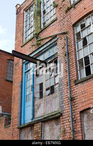 Ehemaligen Schuh-Fabrik in Northampton, England Stockfoto