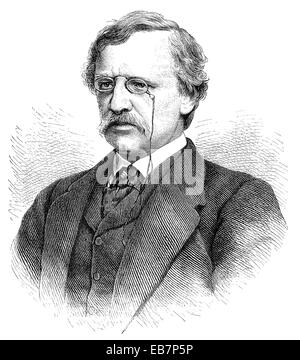 Friherr Nils Adolf Erik Nordenskiöld, 1832-1901, einem finnischen Botaniker, Geologe, erste Überquerung des die Nordostpassage Stockfoto