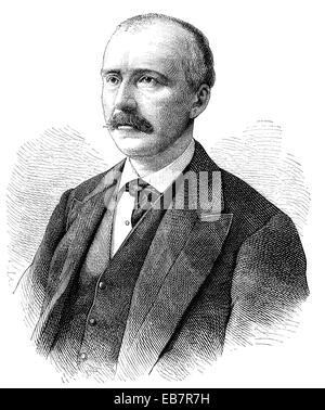 Heinrich Schliemann, 1822-1890, ein deutscher Unternehmer und Pionier der Feldarchäologie, Johann Ludwig Heinrich Julius Schliem Stockfoto