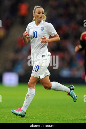 London, UK. 23. November 2014. Toni Duggan von England Frauen-Womens International Fußball - England Vs Deutschland - Wembley Stadium - London, England - 23rdNovember 2014 - Bild Robin Parker/Sportimage. © Csm/Alamy Live-Nachrichten Stockfoto