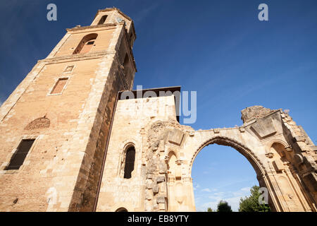 Torre del Reloj San Ito in Sahagun, Way of St. James, Leon, Spanien Stockfoto