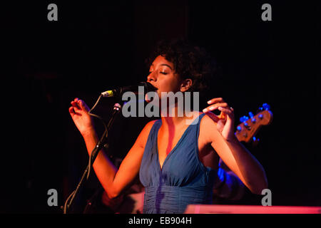 Corinne Bailey Rae durchführen an den Gypsy Teestuben, Deep Ellum, Dallas, Texas, Vereinigten Staaten von Amerika. Stockfoto