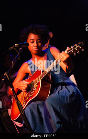 Corinne Bailey Rae durchführen an den Gypsy Teestuben, Deep Ellum, Dallas, Texas, Vereinigten Staaten von Amerika. Stockfoto