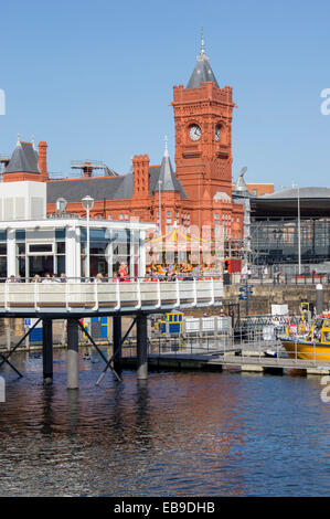 Großbritannien, Wales, Cardiff, Stadt, Pierhead Gebäude Stockfoto