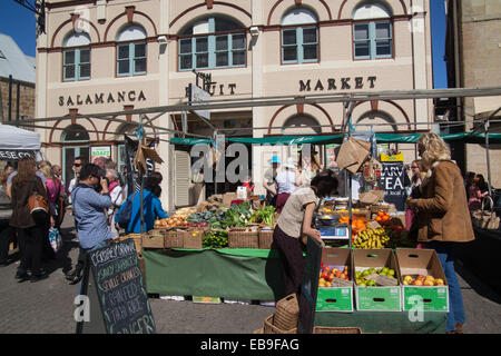 Markt am Samstag Stockfoto