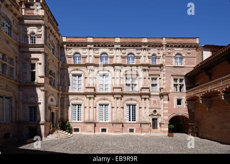 Innenhof des Assezat Palace Town House oder Hotel d'Assezat Erbaut 1535-57 von Nicolas Bachelier Haute-Garonne Toulouse Frankreich Stockfoto