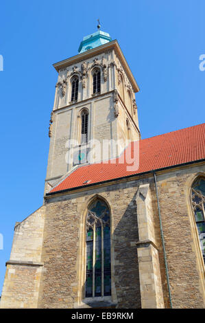 Kirche von St. Martini oder Martinikirche Kirche, Kirchturm, Münster, Münsterland, Nordrhein-Westfalen, Deutschland Stockfoto