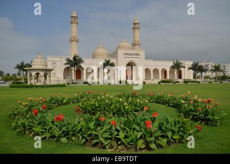 Sultan Qaboos Moschee, klassische Architektur der Medina, Salalah, Orient, Oman Stockfoto