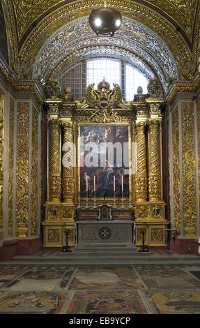 Deutschland, St. Johannes Kapelle &#39; s-Co-Kathedrale, Valletta, Malta Stockfoto