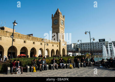 Basar-Platz, Erbil, Provinz Arbil, Irakisch-Kurdistan, Irak Stockfoto