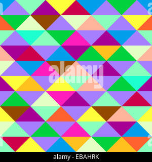 Bunten geometrischen Hintergrund mit Dreiecken Stockfoto