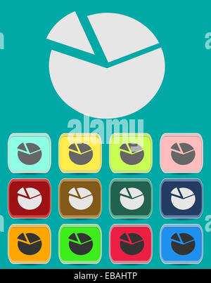 Vektor-Illustration von Business-Konzept-Symbol Stockfoto