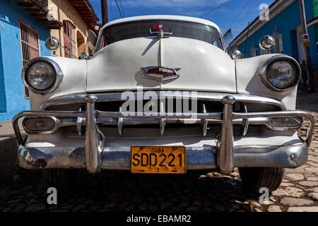 Oldtimer Chevrolet ab den 1940er Jahren, Trinidad, Kuba Stockfoto