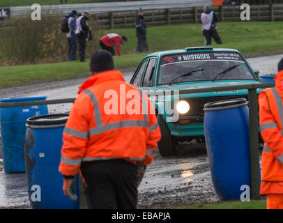 Ford Escort Mk II in Neil Howard Memorial-Rallye am Oulton Park Motor Racing Circuit Cheshire England Vereinigtes Königreich UK Stockfoto