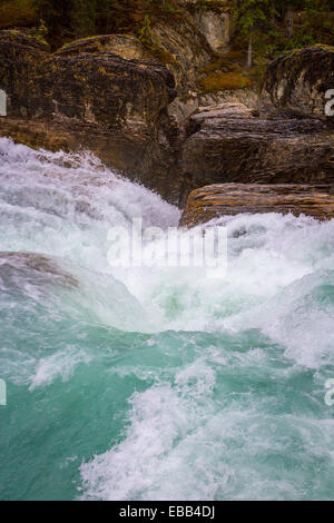 Wasserfälle, Kootenay-River, Kootenay National Park, Britisch-Kolumbien, Kanada. Stockfoto