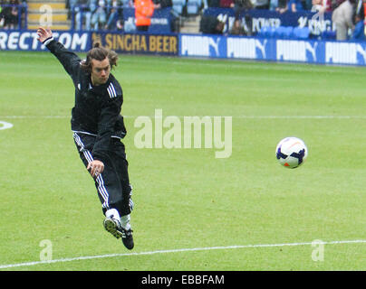 Eine Richtung hosten ein Fußballspiels Geldbeschaffung für irische Autismus-Aktion bei King Power Stadium Leicester mit: Harry Styles wo: Leicester, Vereinigtes Königreich bei: 26. Mai 2014 Stockfoto