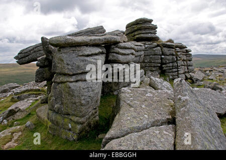 Auf Belstone, Dartmoor Stockfoto