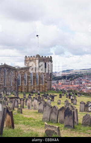 St. Marien Kirche, Whitby. Stockfoto