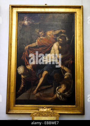 Domenico Tintoretto (Domenico Robusti, Venezia 1560 - Venezia-1635) Coronazione di Wirbelsäule (Christus mit Dornenkrone gekrönt) Öl auf Leinwand Musei Capitolini - Rom, Italien Stockfoto