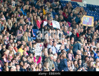 Eine Richtung hosten ein Fußballspiels Geldbeschaffung für irische Autismus-Aktion bei King Power Stadium mit Leicester: Atmosphäre wo: Leicester, Vereinigtes Königreich bei: 26. Mai 2014 Stockfoto