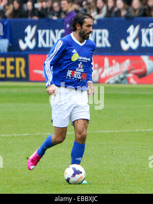 Eine Richtung hosten ein Fußballspiels Geldbeschaffung für irische Autismus-Aktion bei King Power Stadium Leicester mit: Robert Pires wo: Leicester, Vereinigtes Königreich bei: 26. Mai 2014 Stockfoto