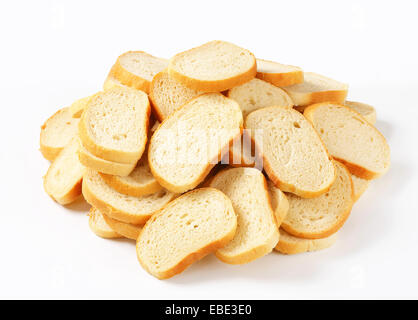 Geschnittenes Weißbrot - Studio gedreht Stockfoto