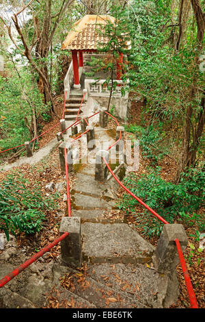 Weg in Perak Tong Cave Tempel, Kinta Valley, Ipoh, Perak, Malaysia Stockfoto