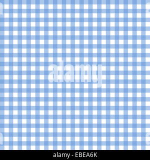 Nahtlose blaue und weiße Tischdecke Muster in quadratische Form Stockfoto