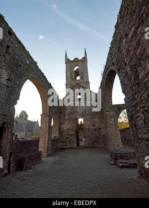 Baltinglass Abbey im County Wicklow, Irland Stockfoto