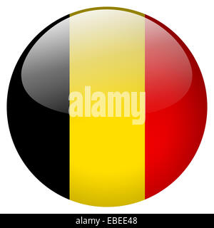 Schaltfläche "Belgien" Stockfoto