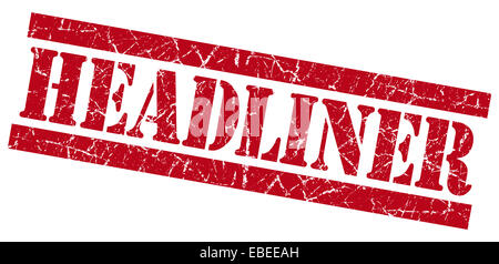 Dachhimmel Grunge roter Stempel Stockfoto