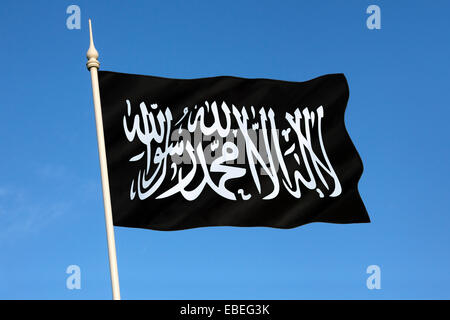 Flagge von Al-Qaida Stockfoto