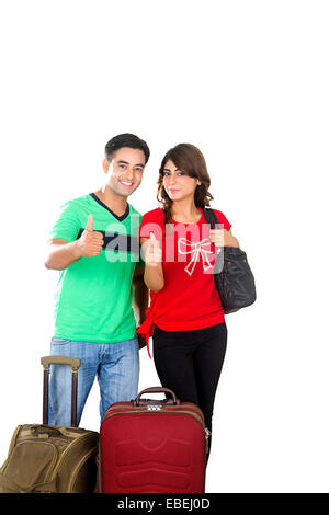 indische verheiratet paar tour Stockfoto