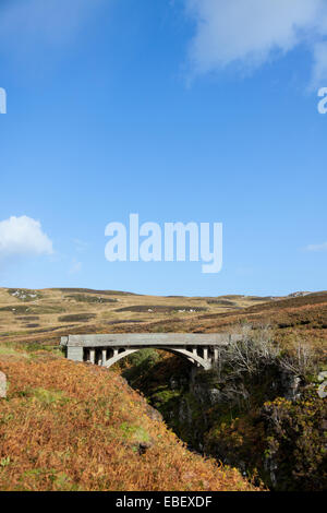 Die Brücke ins Nirgendwo hat eine Höhe von 50ft und eine breite von 100 ft. Es ist der re erzwungene Beton gebaut und es hat neun Bögen. Stockfoto