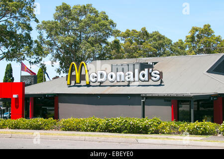 australische Mcdonalds Restaurant in Merrylands einem Vorort in western Sydney, Australien Stockfoto