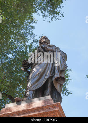 Das Mendelssohn-Denkmal Denkmal deutscher Musiker Jakob Ludwig Felix Mendelssohn Bartholdy wurde von Werner Stein im Jahre 189 entworfen. Stockfoto