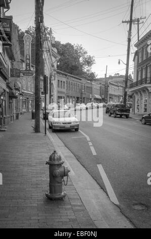 Main Street in Elicott City, Maryland Stockfoto
