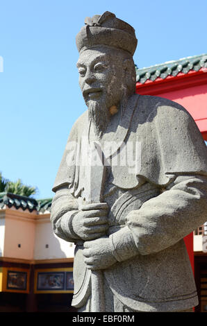 schöne chinesische Art Gottheit Riese, der den Tempeleingang zu schützen Stockfoto