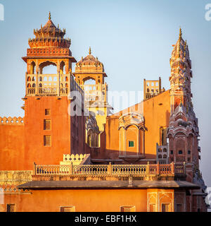 Hawa Mahal Palast (Palast der Winde), Jaipur, Rajasthan Stockfoto