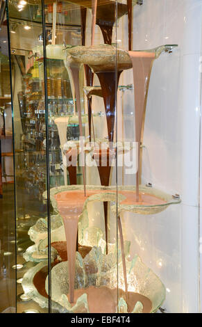 Der weltweit größte Schokoladenbrunnen von Jean-Philippe Patisserie im Bellagio Hotel - Las Vegas Nevada Stockfoto