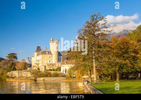 Château Ruphy in Dungt Dorf in Annecy See, Haute-Savoie, Rhône-Alpes, Frankreich Stockfoto