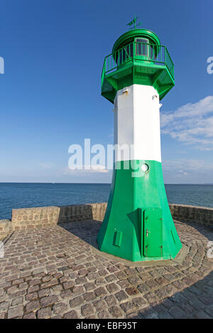 Leuchtturm Sassnitz, Rügen, Mecklenburg-Western Pomerania, Deutschland, Europa Stockfoto