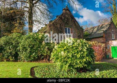 Landhaus auf dem Gelände des Walton Gärten, Warrington, Cheshire, UK Stockfoto