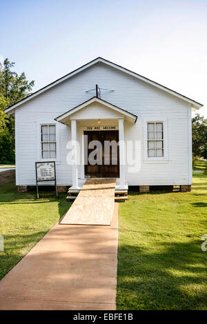 Elvis Presleys Kindheit Kirche in Tupelo MS, wo sein Talent von seinen Eltern schon früh erkannt wurde. Stockfoto