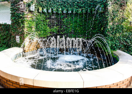 Das Elvis Presley Brunnen des Lebens in seinem Geburtsort-Museum in Tupelo MS Stockfoto